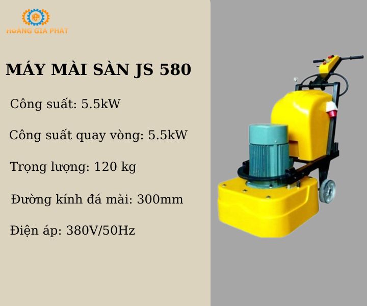 Máy mài sàn bê tông JS 580