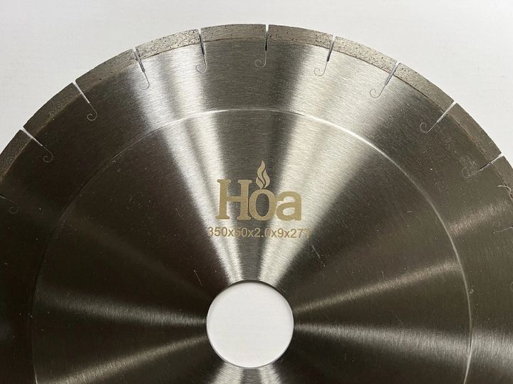 Lưỡi cắt đá nung kết 350mm móc câu
