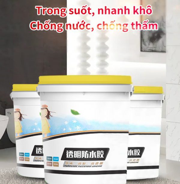 Keo chống thấm sân thượng trong suốt