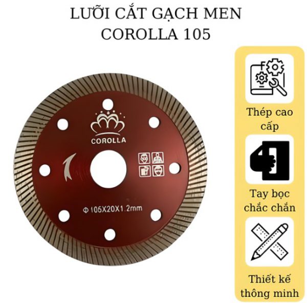 Lưỡi cắt gạch cao cấp 105mm