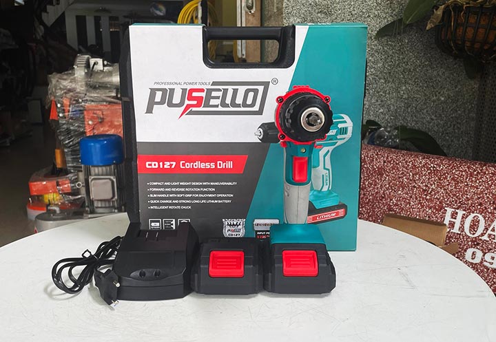 Máy khoan cầm tay Pusello CD127