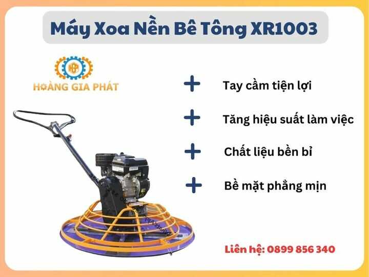 Lợi ích của máy xoa nền bê tông XR1003 