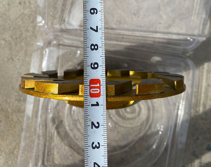 Kích thước lưỡi mài bê tông 100mm HGP