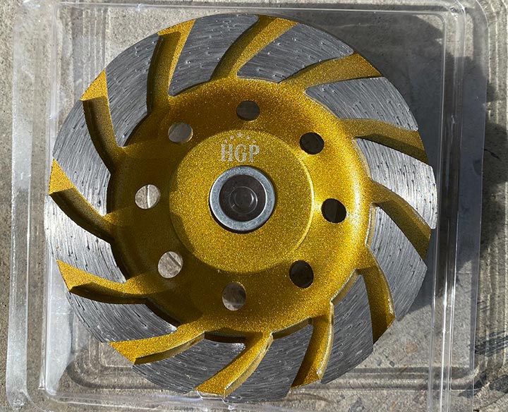 Đĩa mài bê tông 125mm HGP