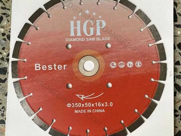 Lưu ý khi sử dụng lưỡi cắt HGP 350mm