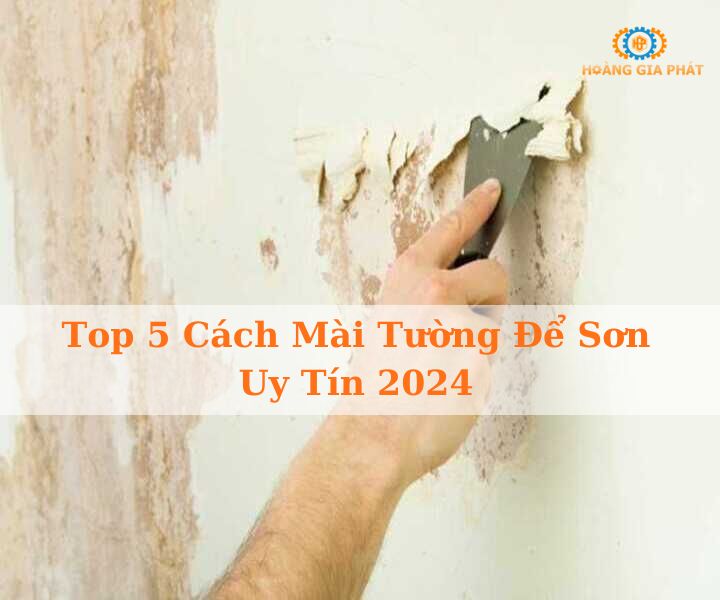 Cách mài tường để sơn 