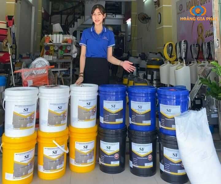 Hóa chất đánh bóng bê tông 
