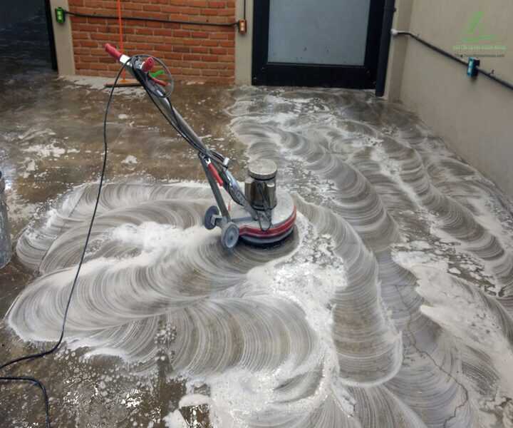 Hướng dẫn sủ dụng hóa chất đánh bóng sàn bê tông