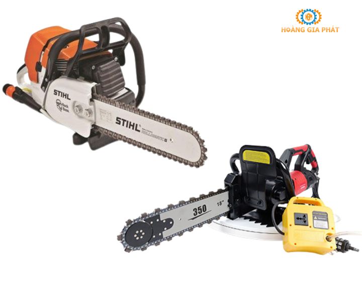 Hướng dãn sử dụng máy cưa xích cắt tường