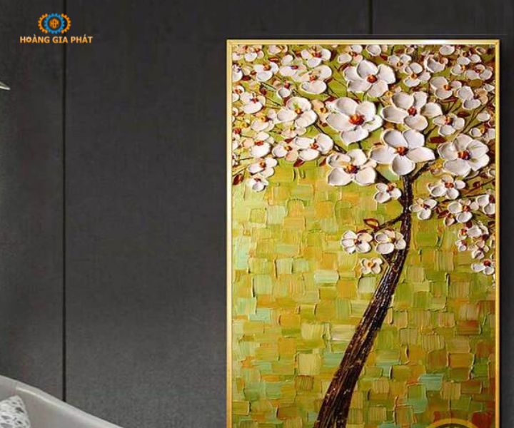 Các bước làm sạch các vết bẩn trên tranh đính đá