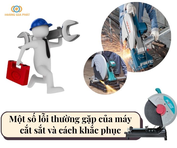 Các lỗi thường gặp của máy cắt sắt