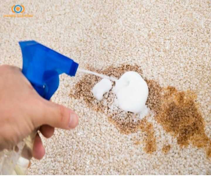 Cách giặt thảm lông bằng giấm trắng