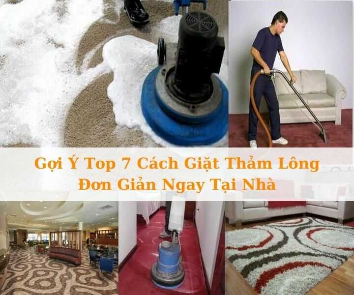 Cách giặt thảm lông đơn giản tại nhà
