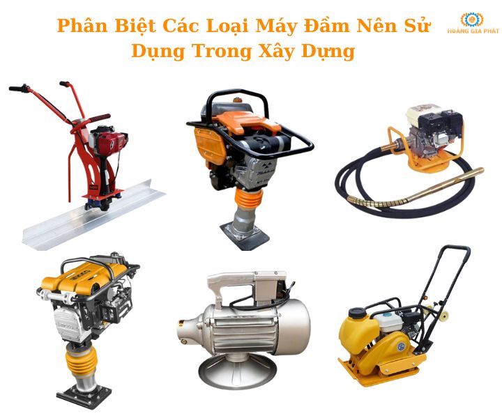 Phân biệt các loại máy đầm trong xây dựng
