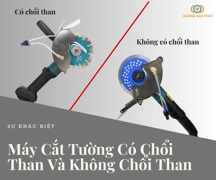 Phân biệt máy cắt tường có chổi than và không chổi than