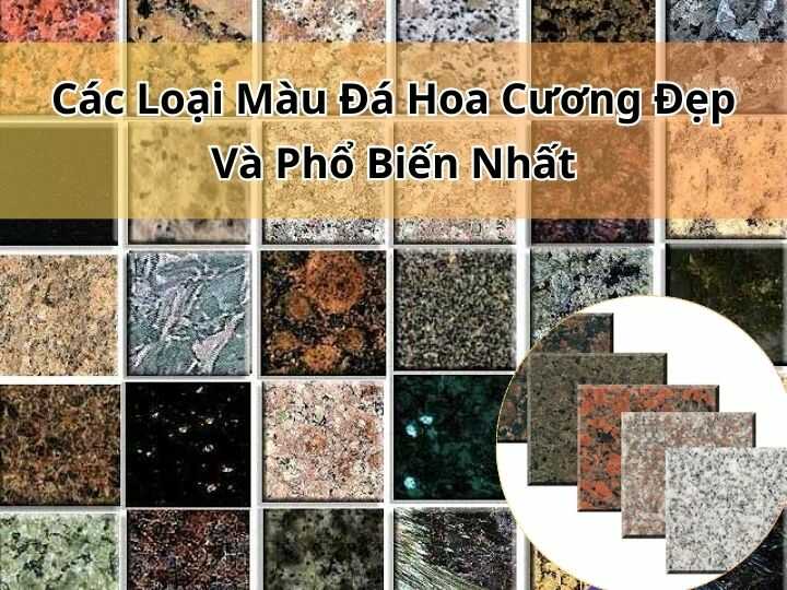 Các loại màu đá hoa cương đẹp và phổ biến
