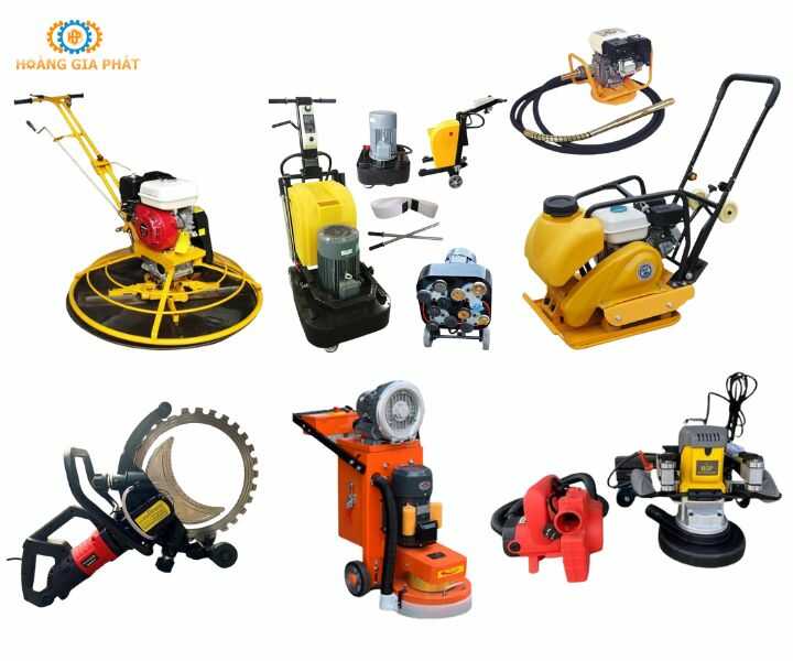Tổng hợp các loại máy móc cần thiết trong xây dựng