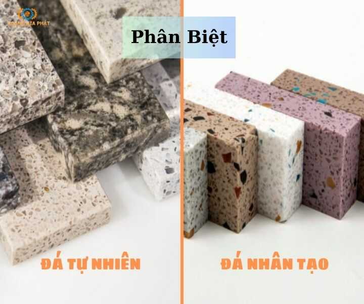 Phân biệt sự khác nhau giữa đá hoa cương tự nhiên và nhân tạo