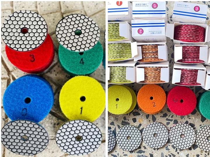 Lá số khô đánh bóng đá hoa cương KA độ dày 3.5mm