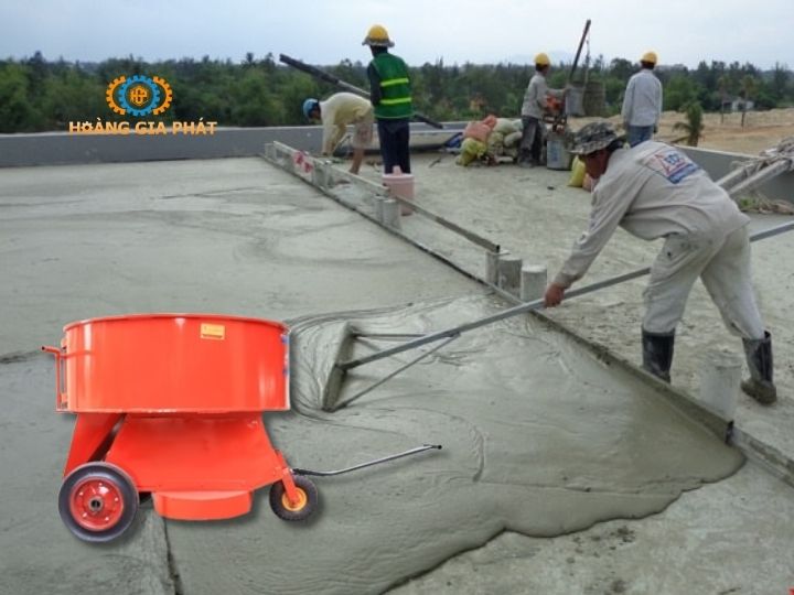 Máy trộng vữa xi măng 180 lít