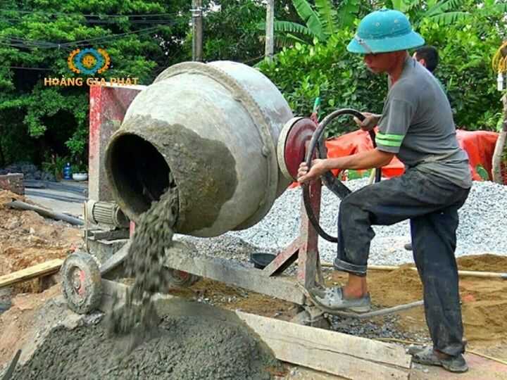 Ứng dụng của cối trộn bê tông