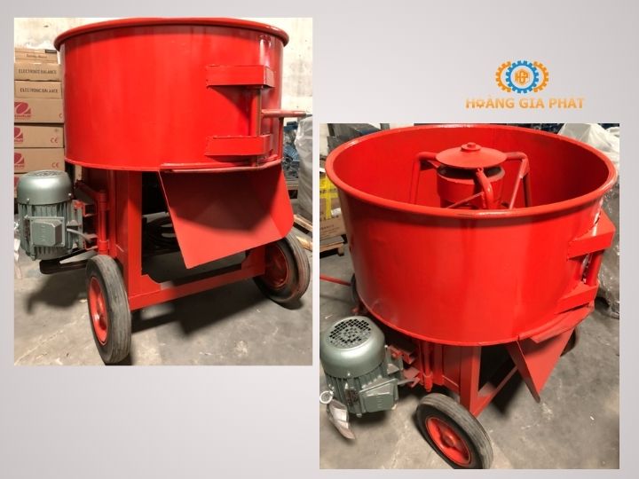 Máy trộn cưỡng bức trục đứng