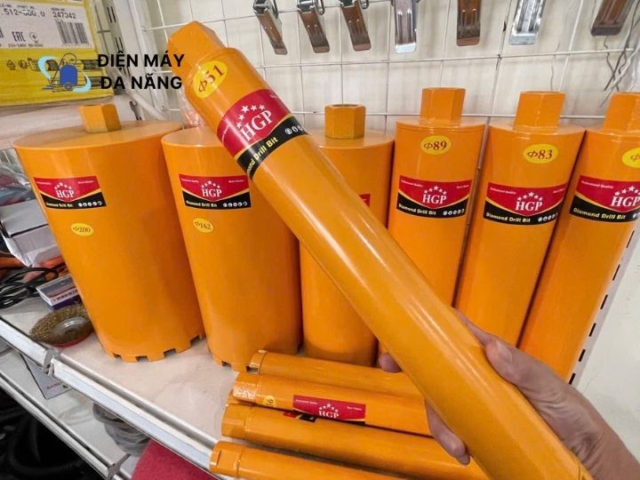 Ứng dụng của mũi khoan rút lõi phi 51