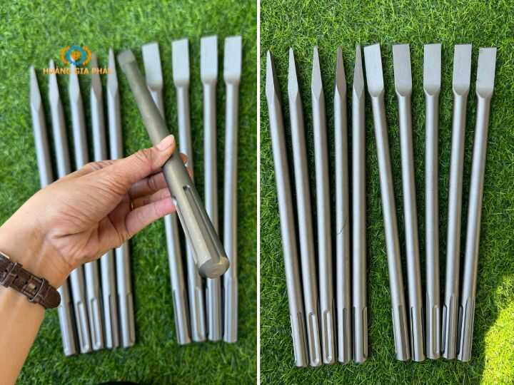 Mũi đục nhọn dẹt 18 ly dài 40cm