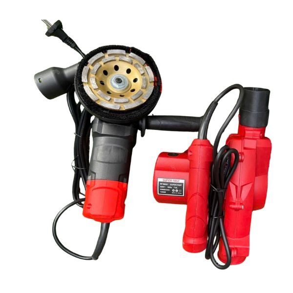 Bộ máy mài cầm tay HGP-115 có hút bụi