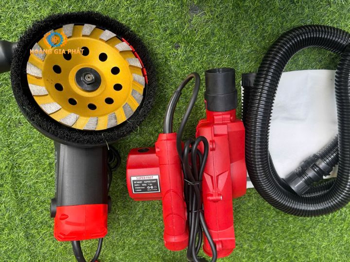 Bộ máy mài cầm tay HGP-180 có hút bụi 