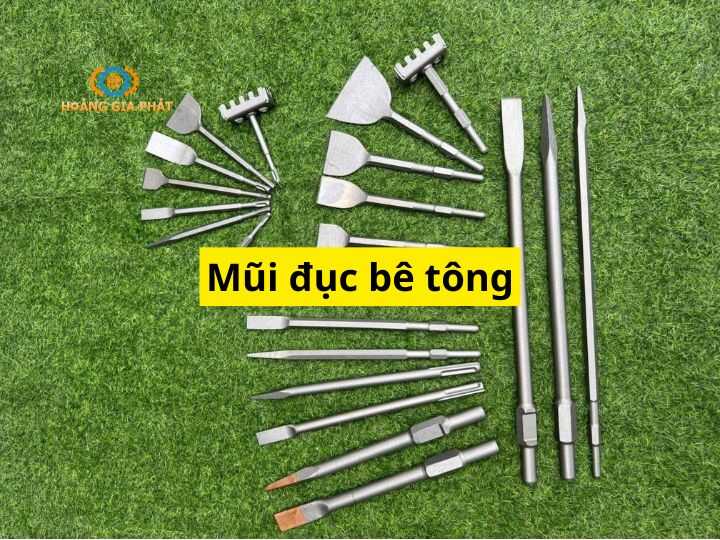 Phụ kiện chính cho máy đục bê tông