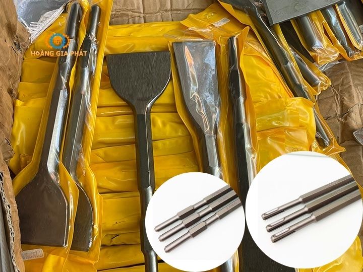 Phụ kiện mũi đục theo từng loại chuôi gài