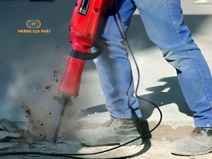Máy đục bê tông kích thước lớn