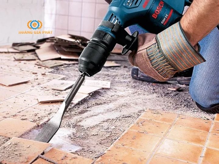 Máy đục bê tông cầm tay nhỏ gọn