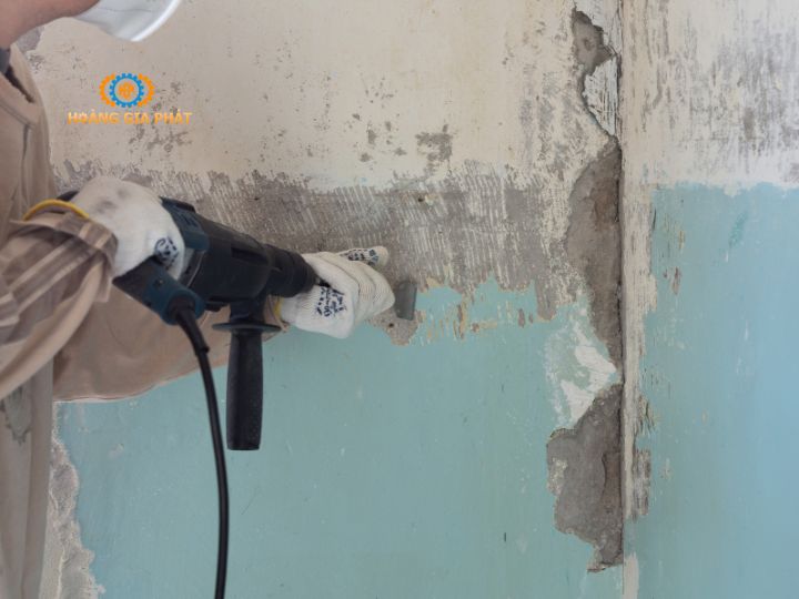 Dòng máy đục bê tông mini cầm tay