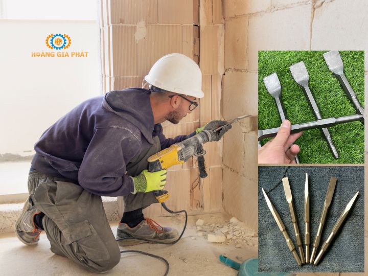 Các loại phụ kiện mũi đục phổ biến